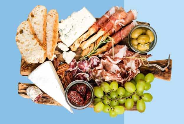 Photo of a charcuterie tray.