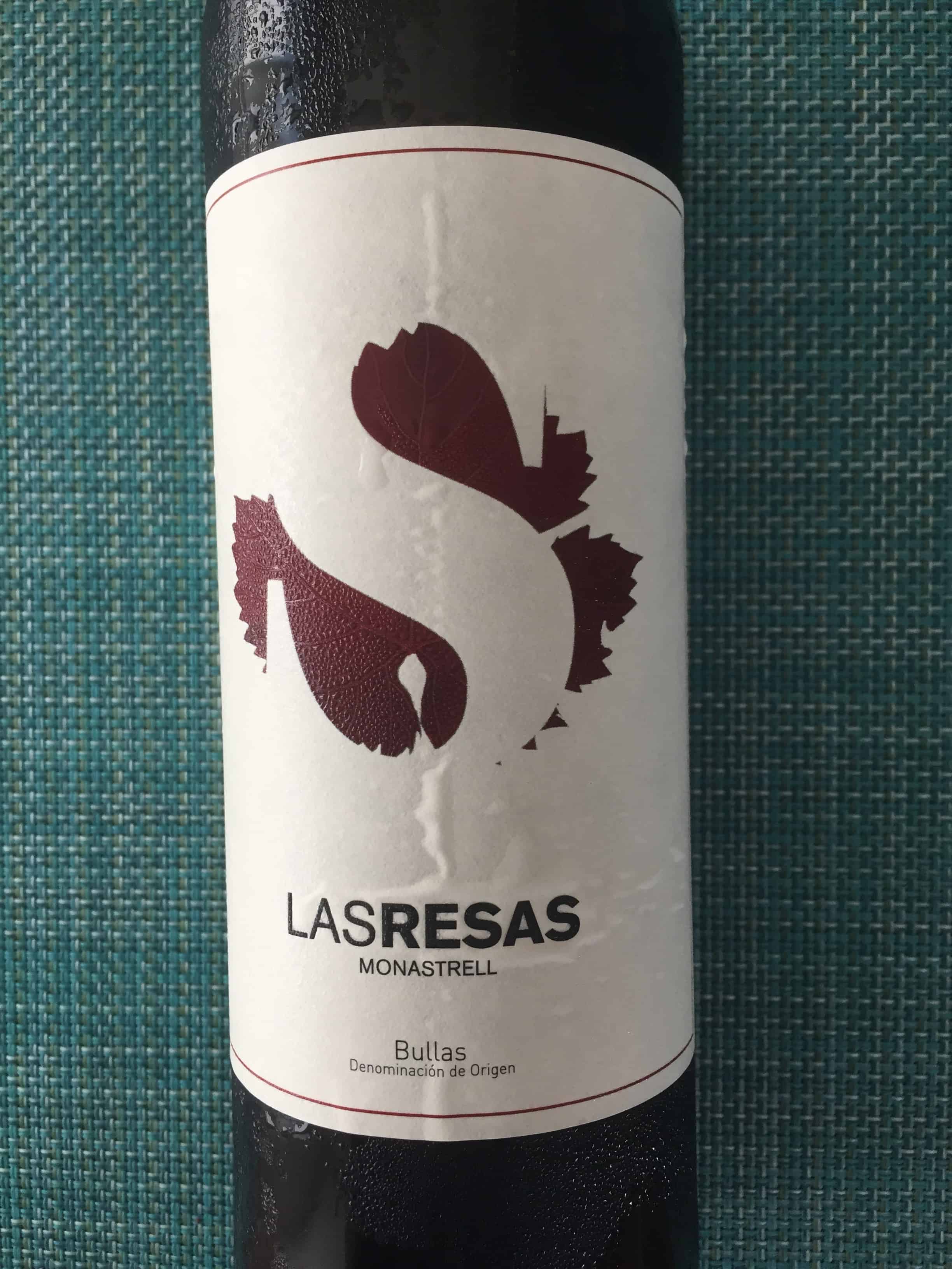 Front label of Las Resas 2017 Monastrell from Trader Joe's