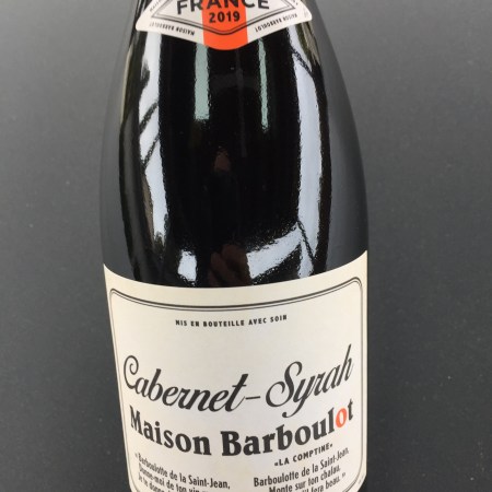Front label of Maison Barboulot red wine from Trader Joe's