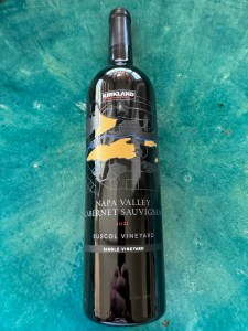 Front label of 2021 Kirkland Signature Cabernet Sauvignon, Suscol Vineyard, Napa Valley