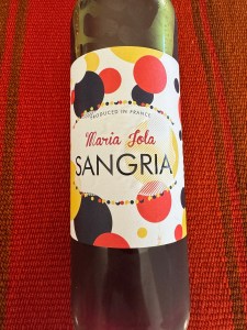 Front label of the Maria Jola (Red) Sangria from Trader Joe's
