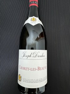 Front label of the 2021 Joseph Drouhin, Chorey-les-Beaune Pinot Noir