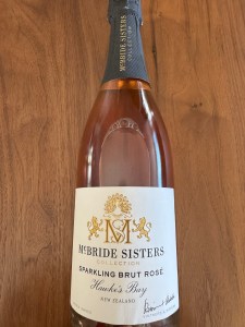 Front label of McBride Sisters Collection, Sparkling Rosé